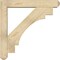 Ekena Millwork Merced Craftsman Rough Sawn Bracket w/ Offset Brace, Douglas Fir, 6"W x 34"D x 34"H BKT0604X34X34MRC04RDF - alternate 4